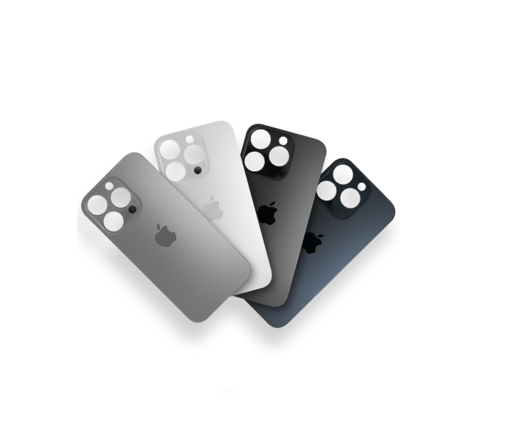 Tampa Traseira Vidro com Furo Maior Para iPhone 15 Pró