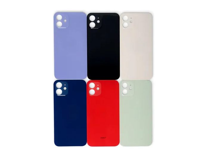 Tampa Traseira Vidro com Furo Maior Para iPhone 12