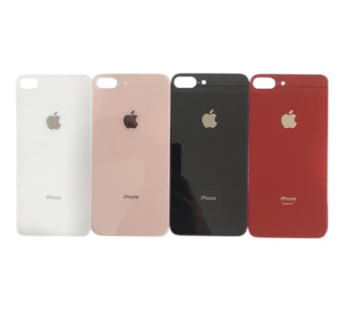 Tampa Traseira Vidro com Furo Maior Para iPhone 8 Plus