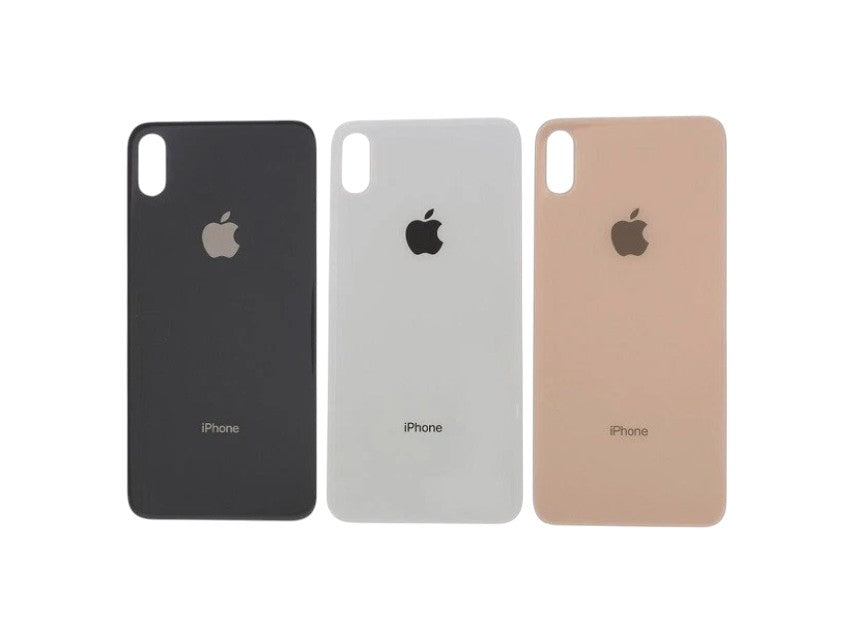 Tampa Traseira Vidro com Furo Maior Para iPhone  X / Xs