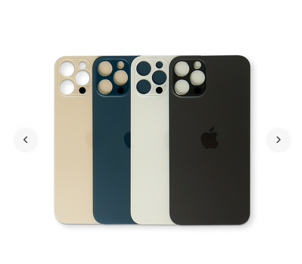 Tampa Traseira Vidro com Furo Maior Para iPhone 12 Pró Max